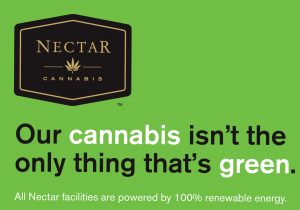Nectar cannabis reuse recycle renewable energy