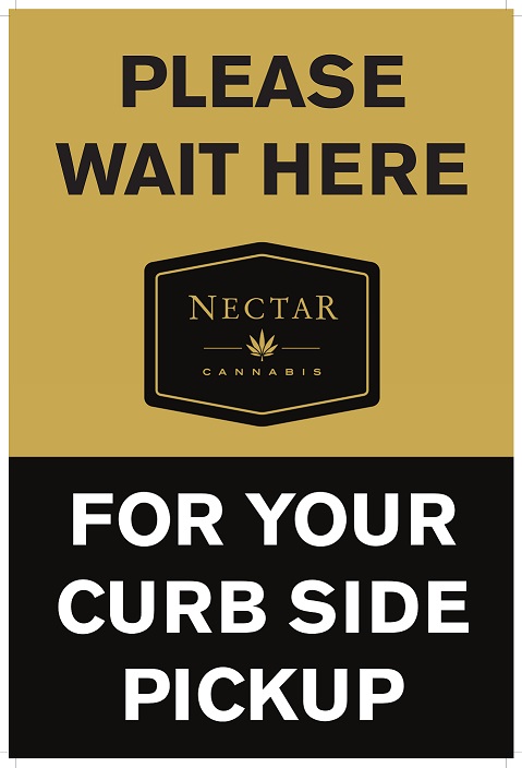 Curbside Pickup at Nectar Dispensaries 