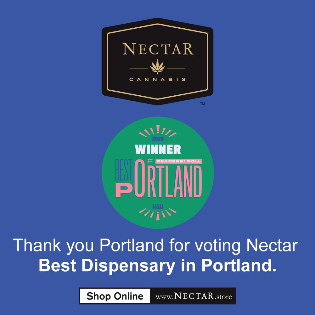 Nectar voted Best Dispensary in Portland 2020