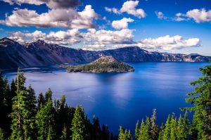 Pristine Nature of Crater Lake, Oregon