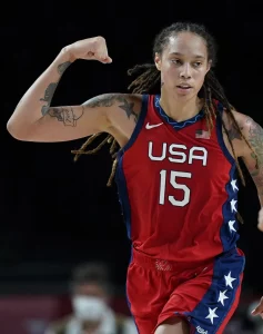 Former WNBA star Brittney Griner