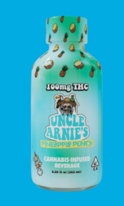 Uncle Arnie's Pineapple Punch cannabis beverages 